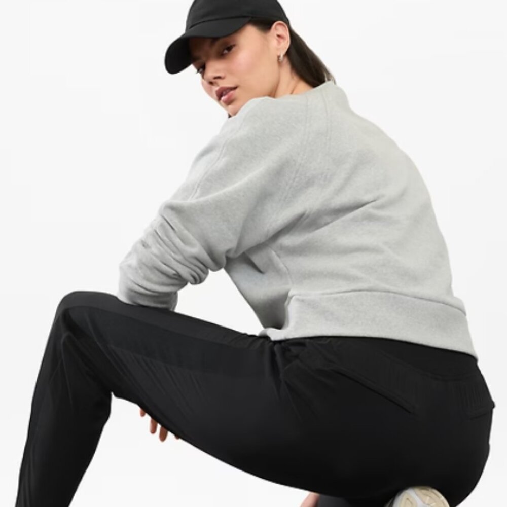 ATHLETA Brooklyn Mid Rise Ankle Pant in Black